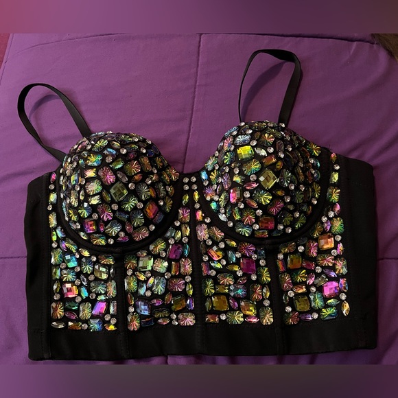 NEW Jeweled Corset - Picture 1 of 2